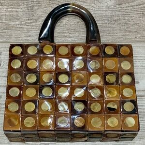 Chan Luu Square Tortoiseshell Handbag